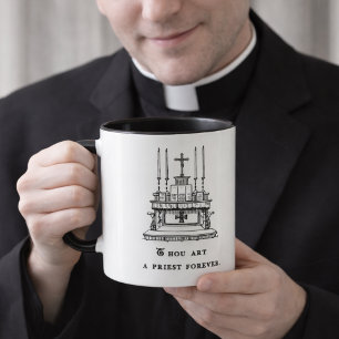 Katholischer Priester Latin Mass Altar Gebete Reli Tasse