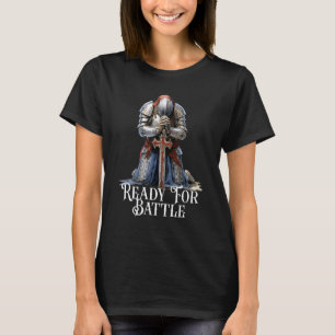 Katholischer Ritter betet Rosenkranz Lepanto-Schla T-Shirt