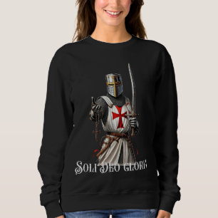 Katholischer Ritter Templer Latein Kreuzfahrer Sweatshirt