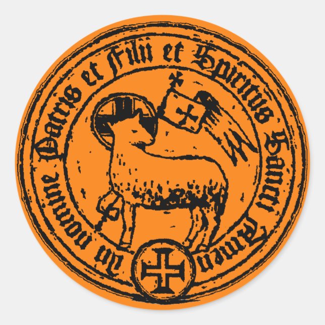 Katholischer Sticker (Vorderseite)