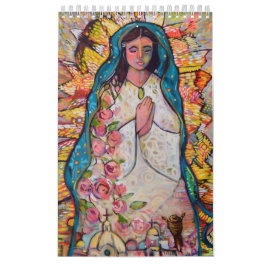 Katholischer Volkskunstkalender von Jen Norton Kalender