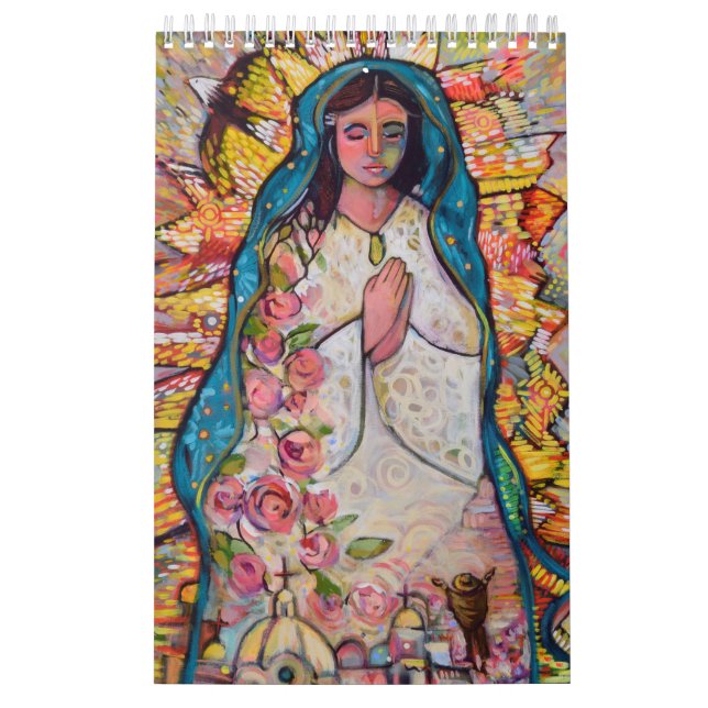 Katholischer Volkskunstkalender von Jen Norton Kalender (Titelbild)