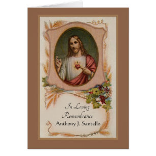 Katholisches Begräbnis- Gebet u. danken Ihnen