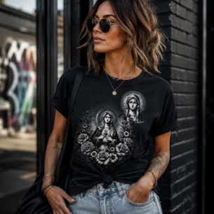 Katholisches christliches Geschenk zum Glauben an Tri-Blend Shirt