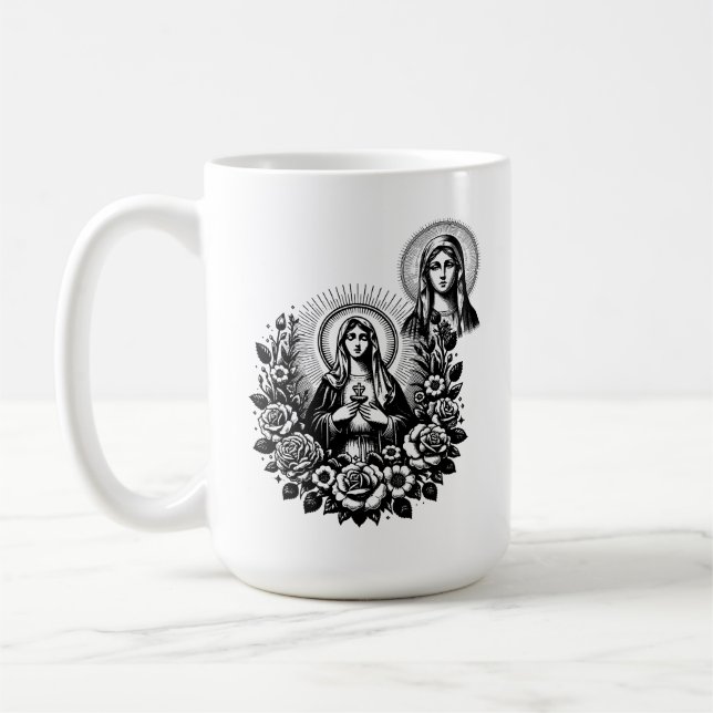 Katholisches christliches katholisches Meditations Kaffeetasse (Links)
