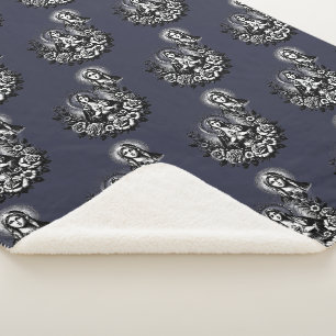 Katholisches christliches tiefes Charcoal mit heil Sherpadecke
