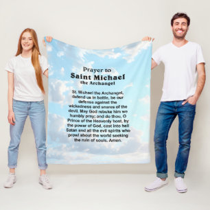 Katholisches Gebet für Schutz und Mut Fleecedecke