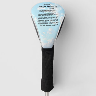 Katholisches Gebet für Schutz und Mut Golf Headcover