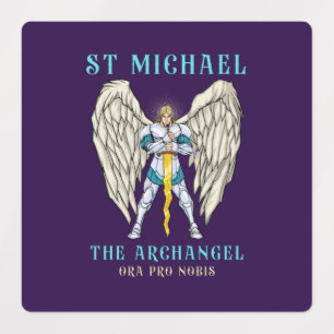Katholisches Gebetssticker St. Michael der Erzenge Etiketten