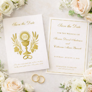 Katholisches Hochzeit Elegant Termin speichern Save The Date