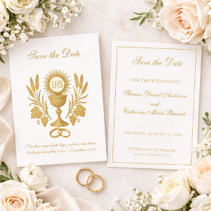 Katholisches Hochzeit Elegant Termin vormerken Save The Date