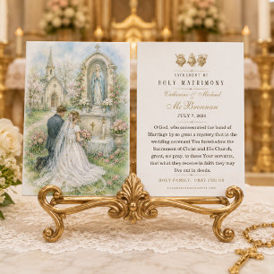 Katholisches Hochzeitsgebet Geschenk Braut Mariani