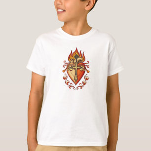 Katholisches Kinder-T-Shirt mit Heiligem Herzen T-Shirt