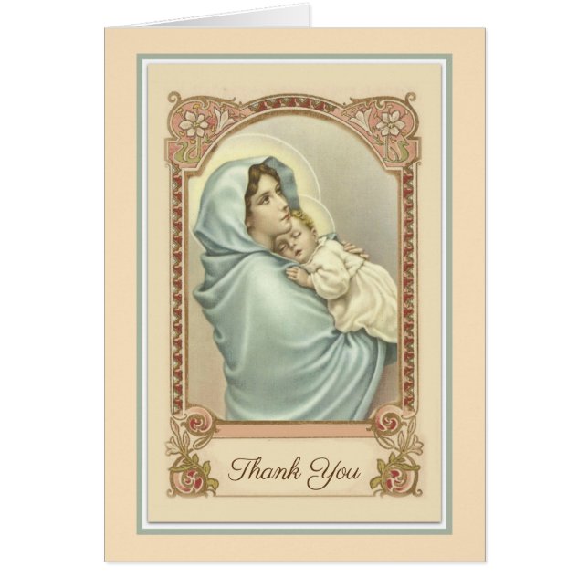 Katholisches Mutter-Maria-Trost-Dankeschön (Vorne)