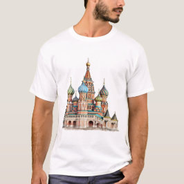 Katholisches Shirt, Basilische Dom, Moskau, Russla T-Shirt