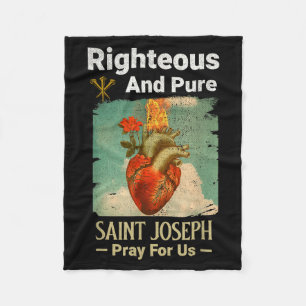Katholisches St. Josef, Schutzpatron der Väter, be Fleecedecke