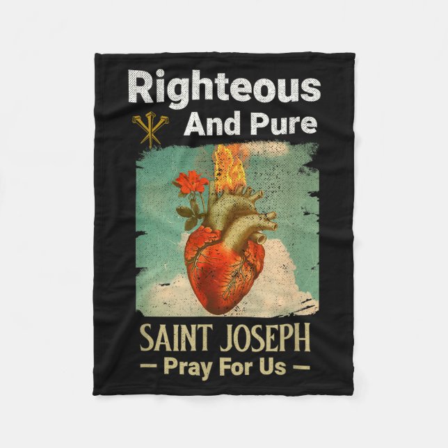 Katholisches St. Josef, Schutzpatron der Väter, be Fleecedecke (Vorderseite)