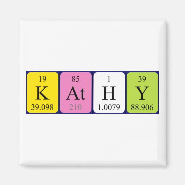 Kathy Periodenmagnet Magnet (Vorne)