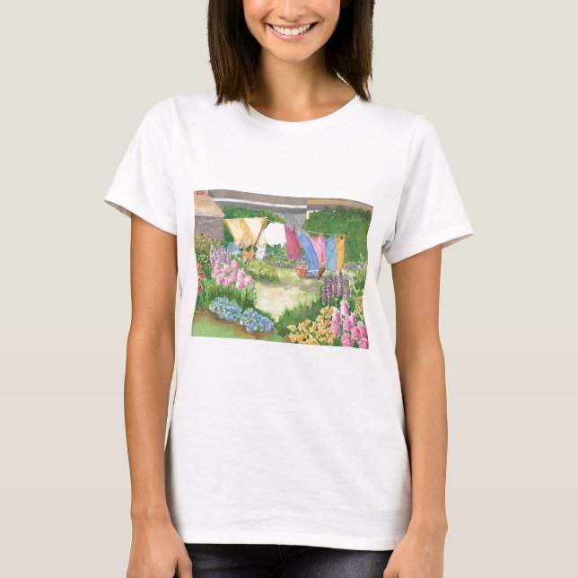 Kathy's Wäscherei auf Monhegan Island Maine Teeshi T-Shirt (Vorderseite)