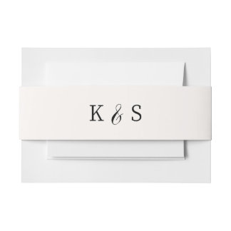 Katie Collection Mit Monogramm Wedding Einladungsbanderole