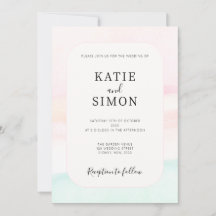 Katie - Einladung zur Hochzeit von Watercolor Past
