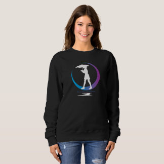 Katie Keller-Nieman Marken-Sweatshirt Blau Lila Sweatshirt
