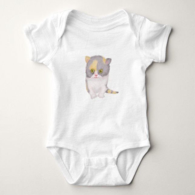 Katie kitten Baby Bodysuit Strampler (Vorderseite)