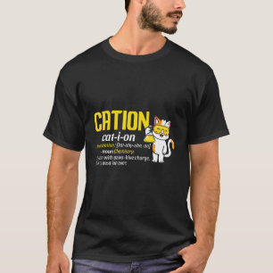 Kation Katze I Ion Aussprache  Wissenschaft  Junge T-Shirt