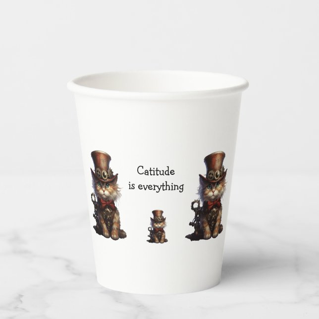 Katitude ist alles pappbecher (Vorderseite)
