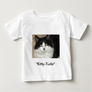 Katitude Katze mit Haltung Baby T-shirt