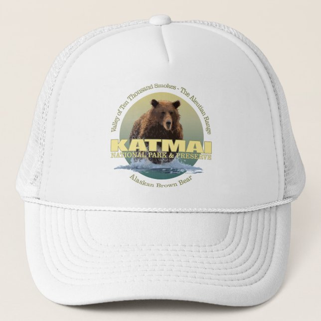 Katmai (Braunbär) WT Truckerkappe (Vorderseite)