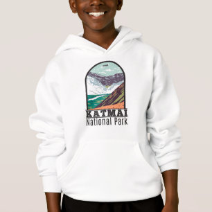 Katmai National Park Ten Tausend Raucher Vintag Hoodie