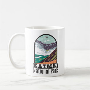 Katmai National Park Ten Tausend Raucher Vintag Kaffeetasse