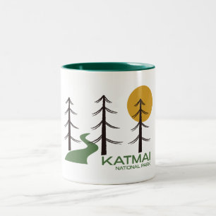 Katmai National Park Trail Zweifarbige Tasse