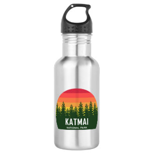 Katmai Nationalpark Edelstahlflasche