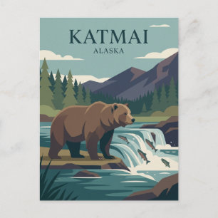Katmai-Nationalpark USA Postkarte