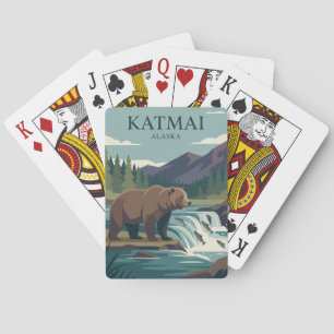 Katmai-Nationalpark USA Spielkarten