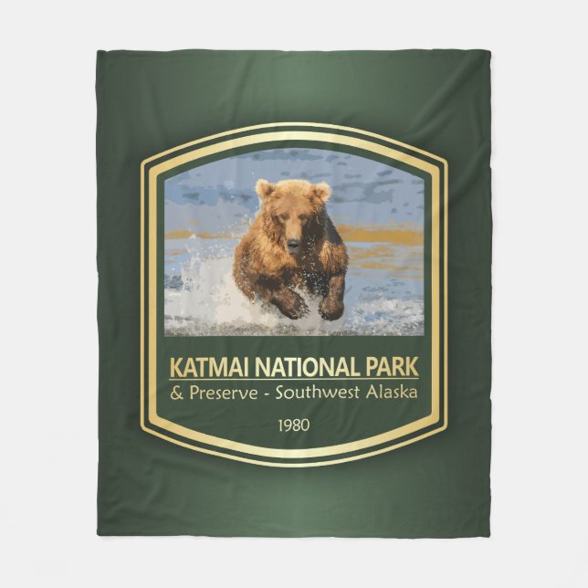 Katmai NP (PF1) Fleecedecke (Vorderseite)