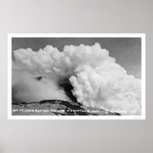 Katmai Vulkan Eruption 1912 Poster