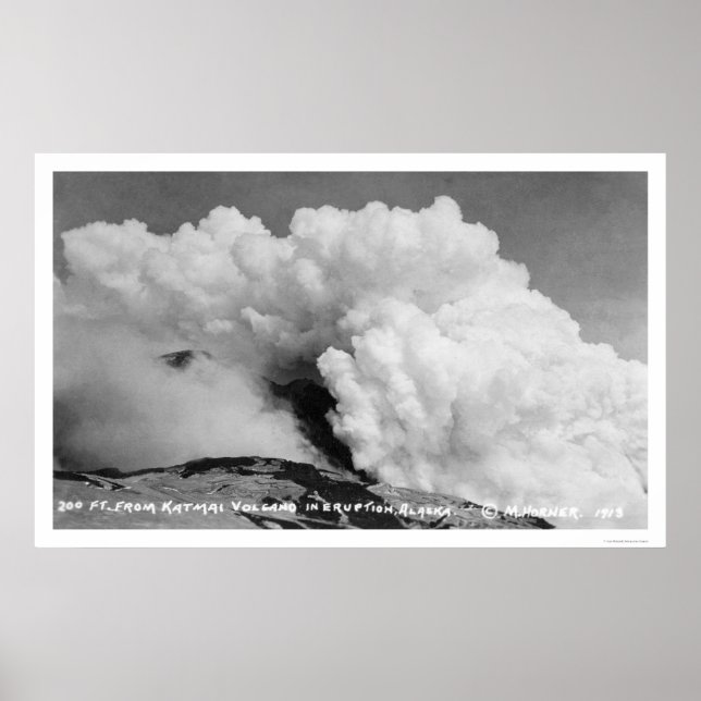 Katmai Vulkan Eruption 1912 Poster (Vorne)