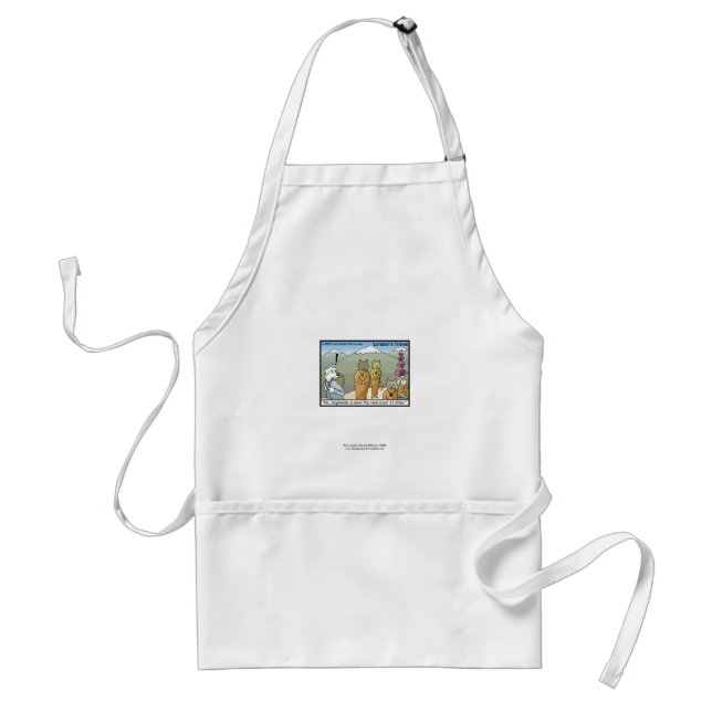 Katmandu & Dogmandu Cartoon Funny Apron Schürze (Vorne)