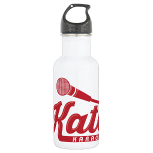 Kato Karaoke-Logo Edelstahlflasche