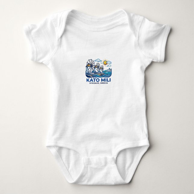 KATO MILI MIKONOS BABY STRAMPLER (Vorderseite)
