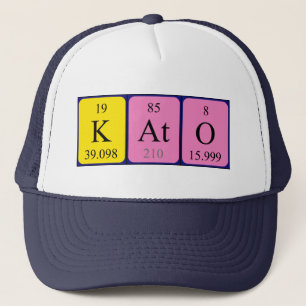 Kato periodischer Tabellenname Truckerkappe