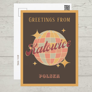 Katowice Stadt Polen Retro Vintage Postkarte