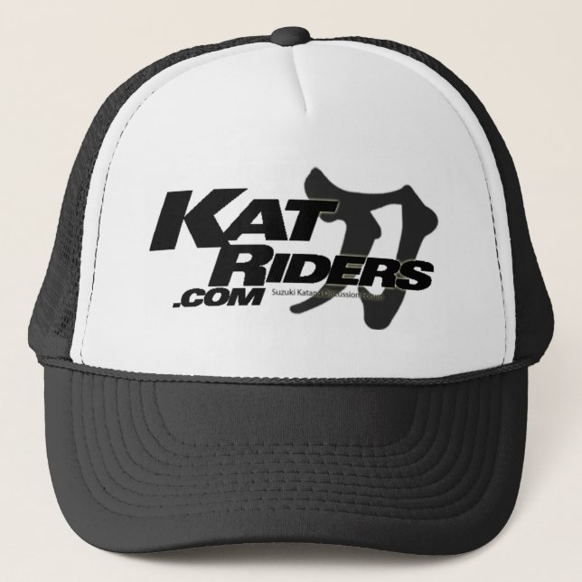 Katriders Logo mit Kanji Truckerkappe (Vorderseite)