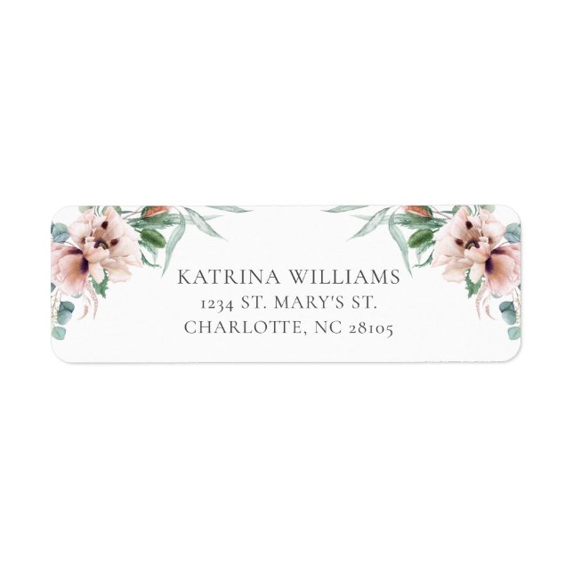 Katrina Boho Chic Pink Floral Wedding (Vorne)