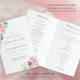 Katrina Katholic Wedding Mass Zeremony Program