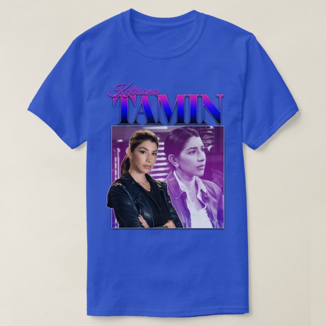 Katriona Tamin 90er Inspirierte Vintag Homage T-Shirt (Design vorne)