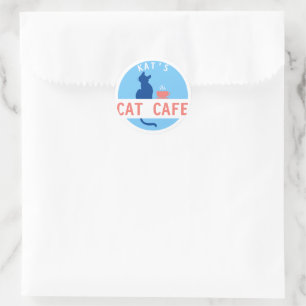 Kat's Cat Cafe Sticker